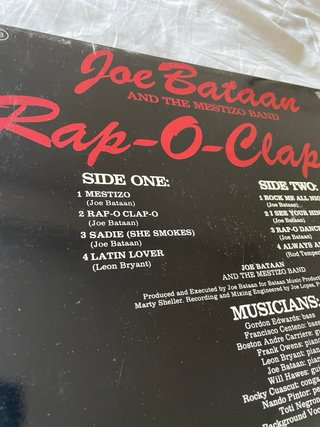 Vinilo Joe Bataan - Rap-O Clap-O