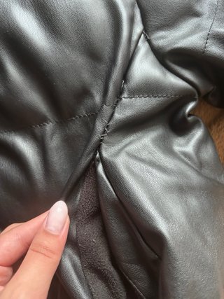 Chaquetón acolchado negro
