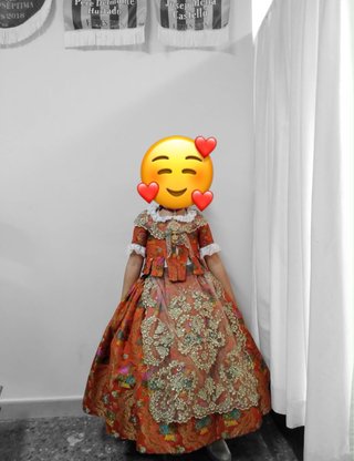 Vestido de Fallera Niña 4 Años