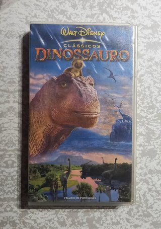 Cassete VHS Dinossauro Walt Disney Clássicos