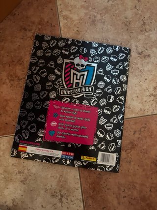 Álbum Monster High Panini 2012