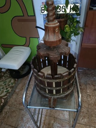 Adorno Prensa de Madera Decorativo