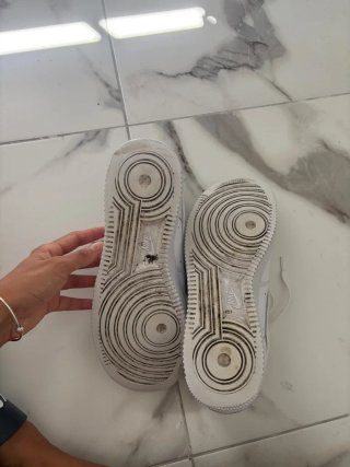 Zapatillas Deportivas Blancas y Beige