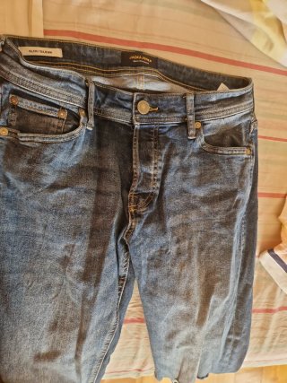 Pantalones Jack & Jones Slim/Glenn Azules