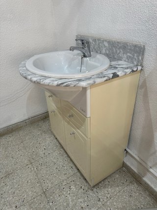 Mueble de baño Bakan mármol y aglomerado