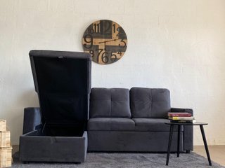 Nuevo sofa chaiselongue cama con arcon