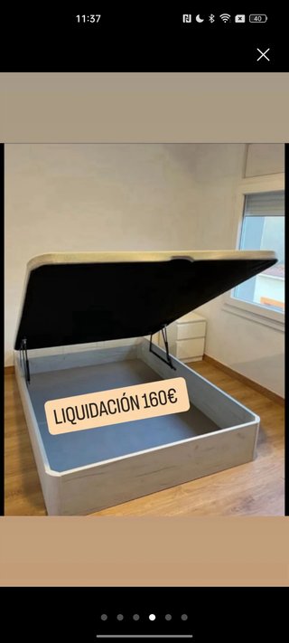 Liquidación por cierre: canapé y colchón