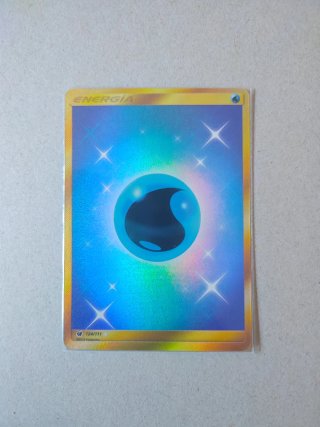Carta Pokémon Energía Agua (124/111)