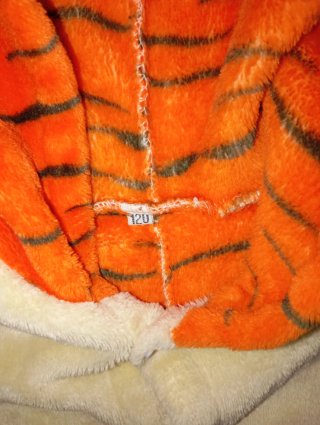 Pijama Disfraz de Tigre 120 cm