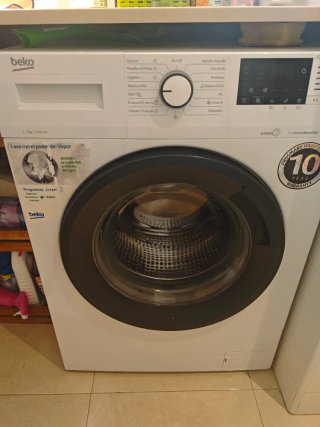 Lavadora Beko 7kg 1200rpm Vapor