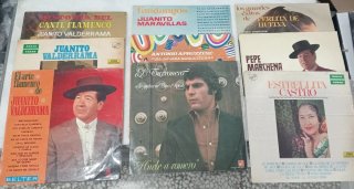Lote 9 Vinilos LP Flamenco