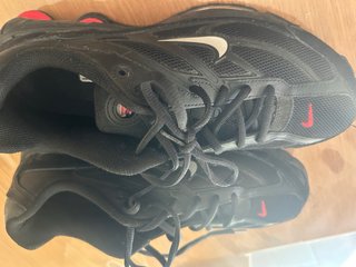 Nike Shox Negras Rojas
