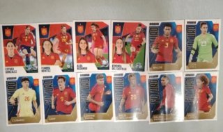 Cromos fútbol Selección Española Carrefour