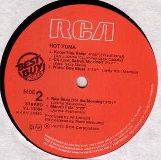 Hot Tuna - LP (Self-titled)