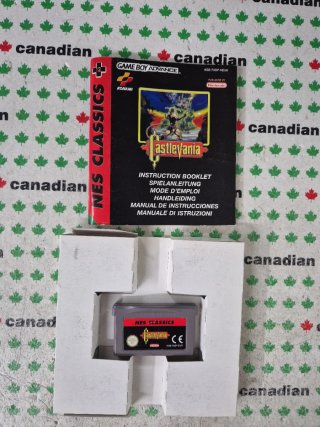 Castlevania NES Classics Game Boy Advance