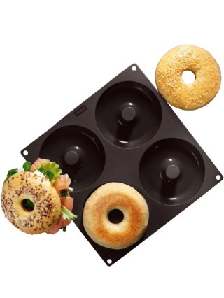 Molde Bagels Silicona Platino