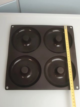 Molde Bagels Silicona Platino