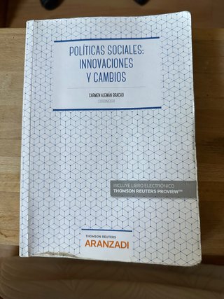 Libro Políticas Sociales: Innovaciones y Cambios