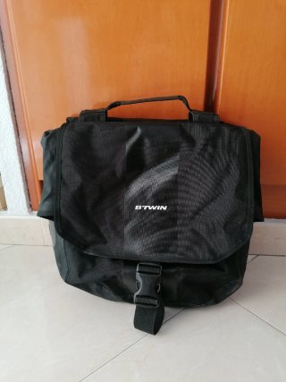 Alforja doble para bicicleta Decathlon