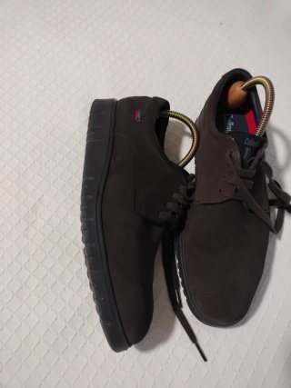 Zapatos Callaghan Ante Cordones Marrón