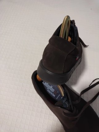 Zapatos Callaghan Ante Cordones Marrón
