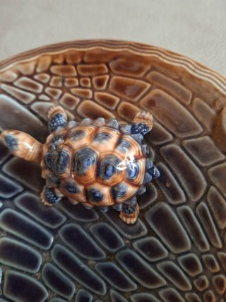 Cenicero vintage tortuga porcelana. Wade