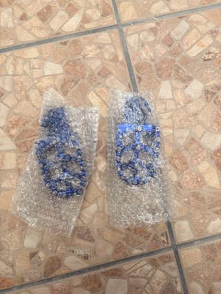 Estriberas para Moto Azules