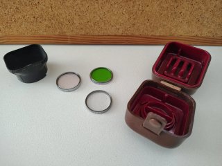 Lote Kodak Retina: Telémetro, Visor y Filtros