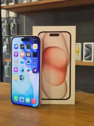IPHONE 15 128GB ROSA BATE. 100%