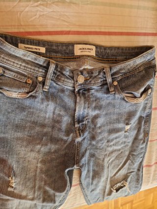 Pantalón Jack&Jones Tapered/Pete Azul talla 29/32