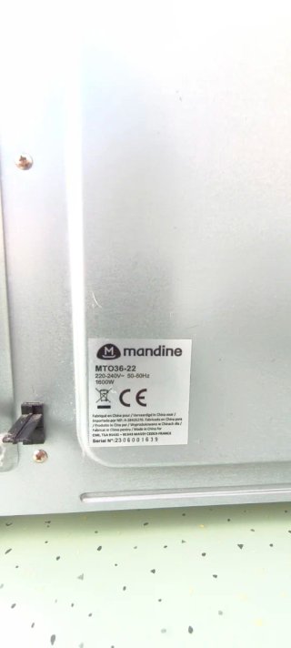 Horno de sobremesa Mandine 36L