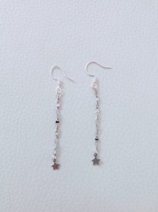 Pendientes de Plata con Estrella