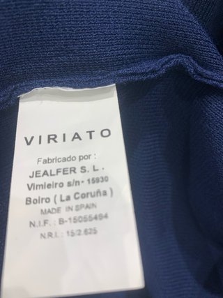 Americana de punto  azul VIRIATO