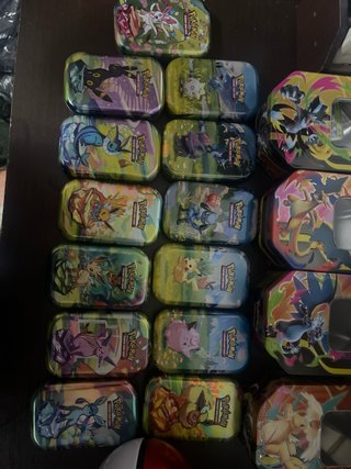 Colección Latas Pokémon (sin sobres)