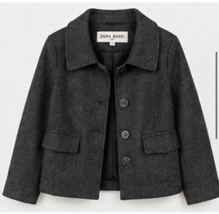Chaqueta Zara Punto Gris Talla XL Mujer