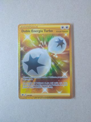 Carta Pokémon Doble Energía Turbo (216/189)