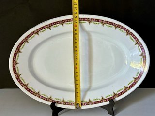 🇫🇷 Bandeja Art Noveau de Porcelana
