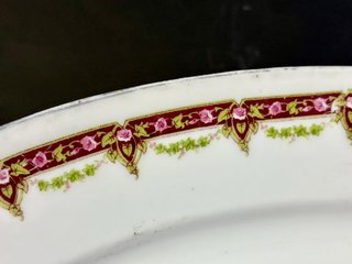🇫🇷 Bandeja Art Noveau de Porcelana