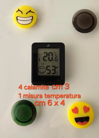 4 calamite emoji + 1 termometro
