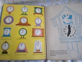 Libro Pop-Up Vintage Santa's Cuckoo Clock 1954