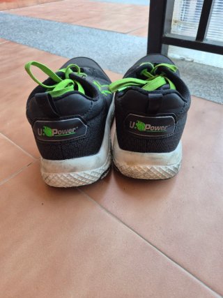 Zapatillas U-Power seguridad negras y verdes