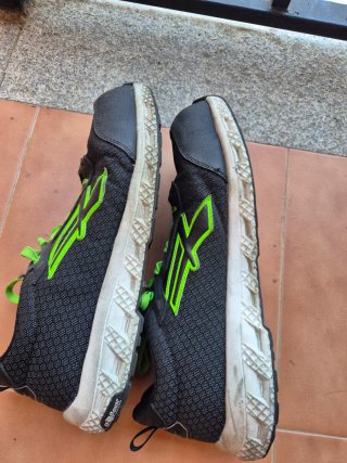 Zapatillas U-Power seguridad negras y verdes