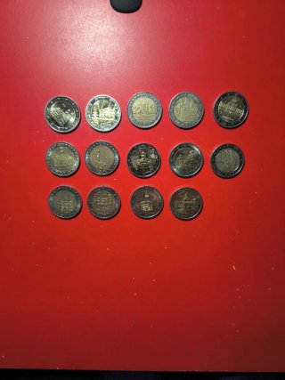 Set 14 Monete Euro