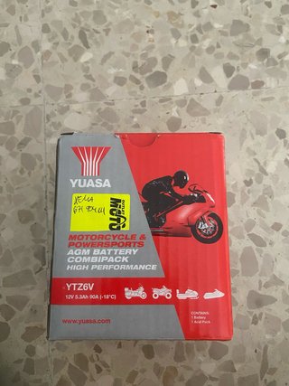 Batería de Moto Yuasa YTZ6V