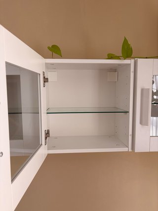 Set de 4 Vitrinas Blancas de Pared
