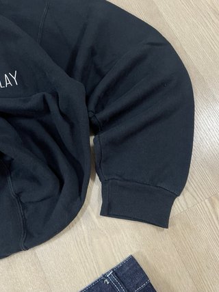 Sudadera Americana Vintage Negra