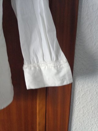 Blusa blanca manga larga