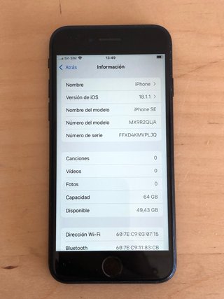 iPhone SE 2020 64GB iOS 27