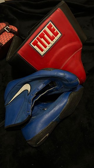 Botas Boxeo Nike Machomai 2 Azules