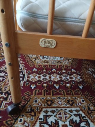 Cuna de Madera con Colchón
